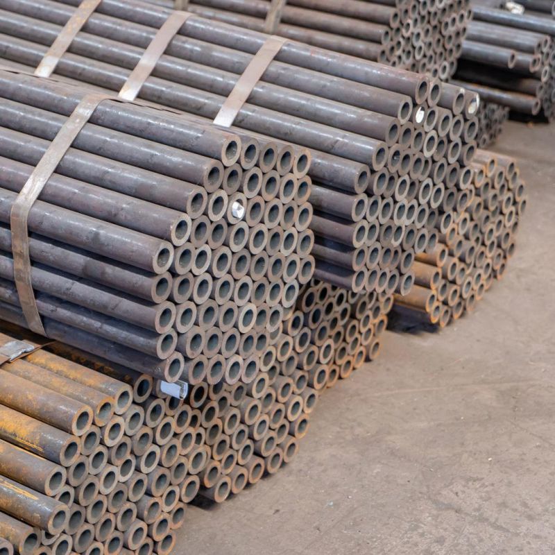 Ms Steel ERW Carbon ASTM A53 Black Iron Pipe Welded Sch40 Steel Pipe for Building Material