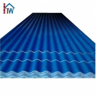 Building Material Bright Finish Prepaint Galvanized PPGI Corrugated Steel Roofing Sheet