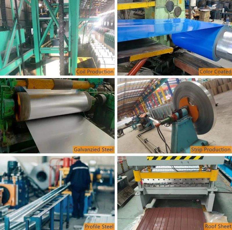 Zinc Coated Color Coating Corrugated Steel Sheet