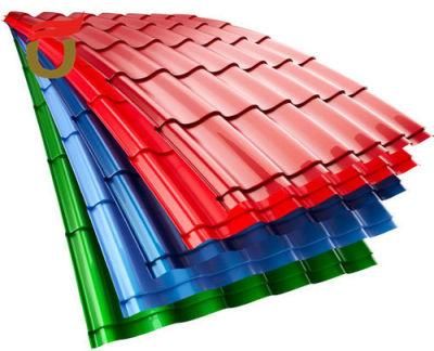 Dx51d Color Painted PPGI Gi Gl PPGL Corrugated Carbon Steel Galvalume Roofing Sheet
