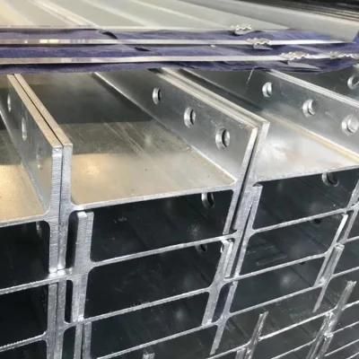 ASTM A53m Hot Dipped Galvanized Photovoltaic Support Steel Ground Pile H Beam