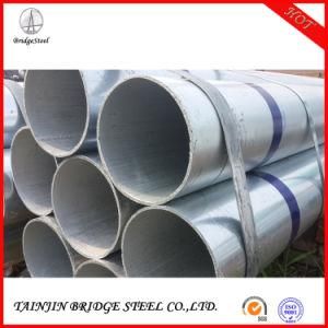 Pre Gavanized Round Welded Steel Pipe in Stock Steel Scaffolding Gi Pipe with Q345 Material