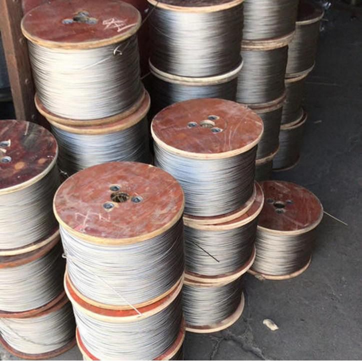 1/8" 1/4" 5/16" 3/8" 7/16" Wire Rope Steel Wire Rope