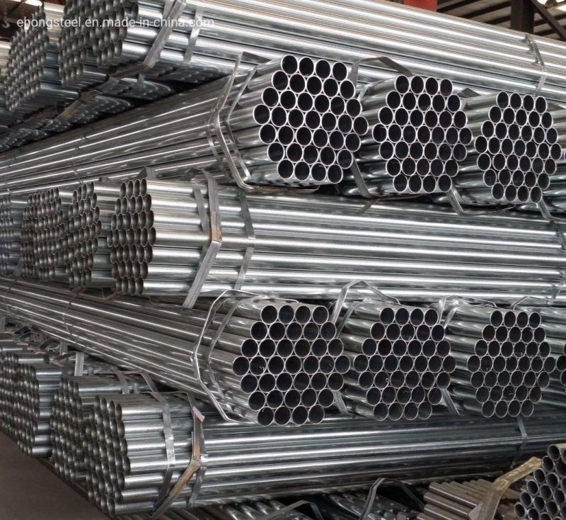 Hot DIP Galvanized Steel Round Pipe Structural Gi Scaffolding Steel Pipe with Couplers