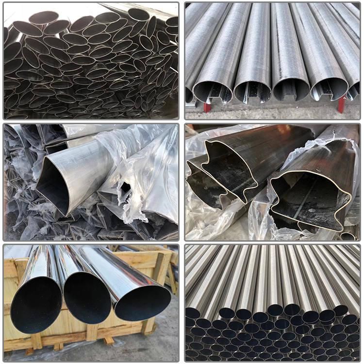 Decorative Stainless Steel Square Round Ellipse Hollow Pipe