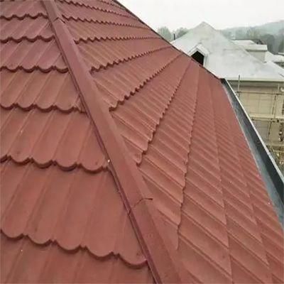 1340X420mm Stone Coated Metal Roof Tiles 0.40mm 0.55mm 0.50mm Roofing Sheet