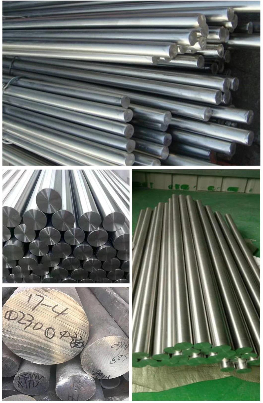 Round Bright Rod Prime Quality Hexagon 625 630 17-4pH 17-7pH 631 632 660 718 800 800h 800ht 825 840 890 890L 901 903 Stainless Steel Bar with Good Service