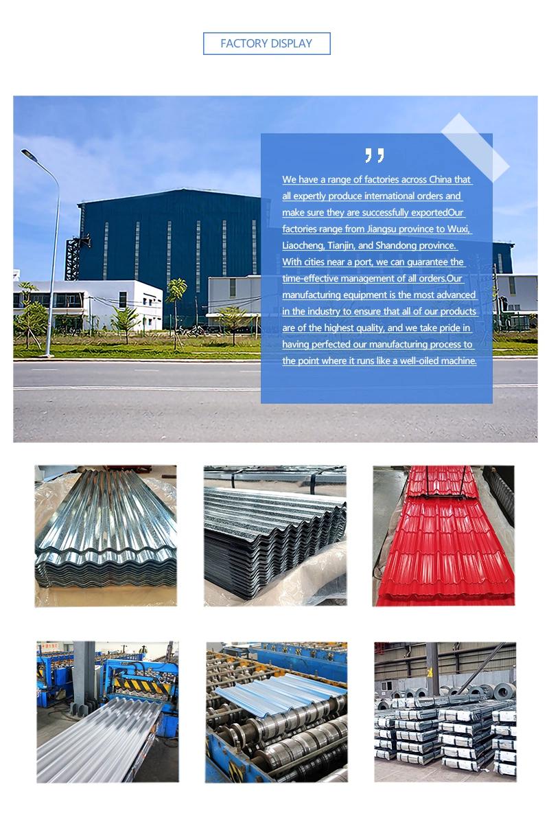 Color Metal Steel Sheet Roof Tile PPGI PPGL Prepainted Galvanized Corrugated Steel Roofing Sheet