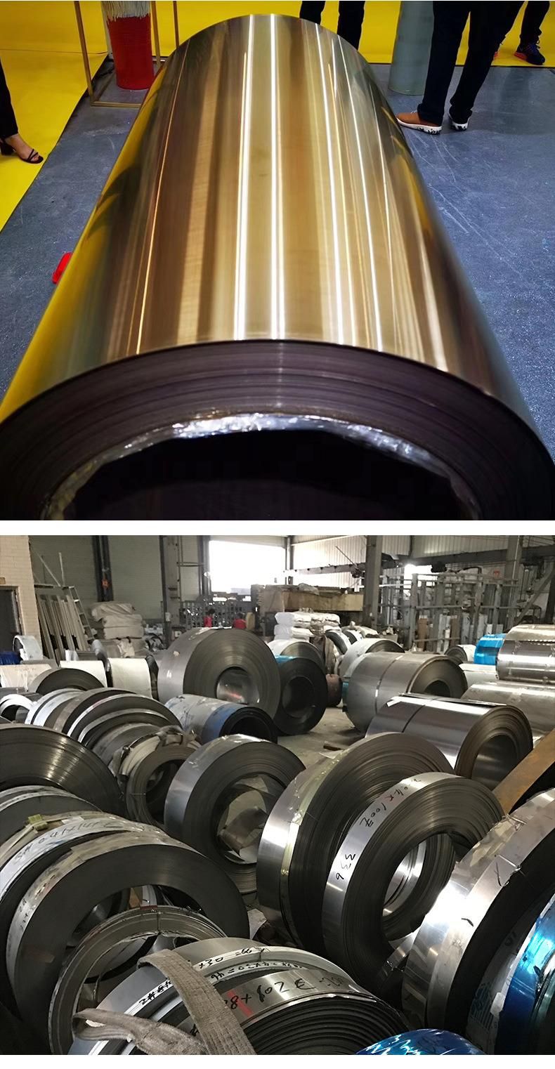 Cold Rolled AISI 201 301 304 316 410 420 421 430 439 Stainless Steel Strip with 0.1- 3mm Thick