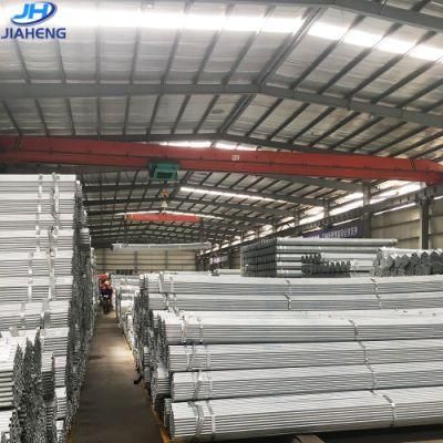 ERW BS Jh Steel Galvanized Pipe Round Budiling Material Square Tube Manufacture