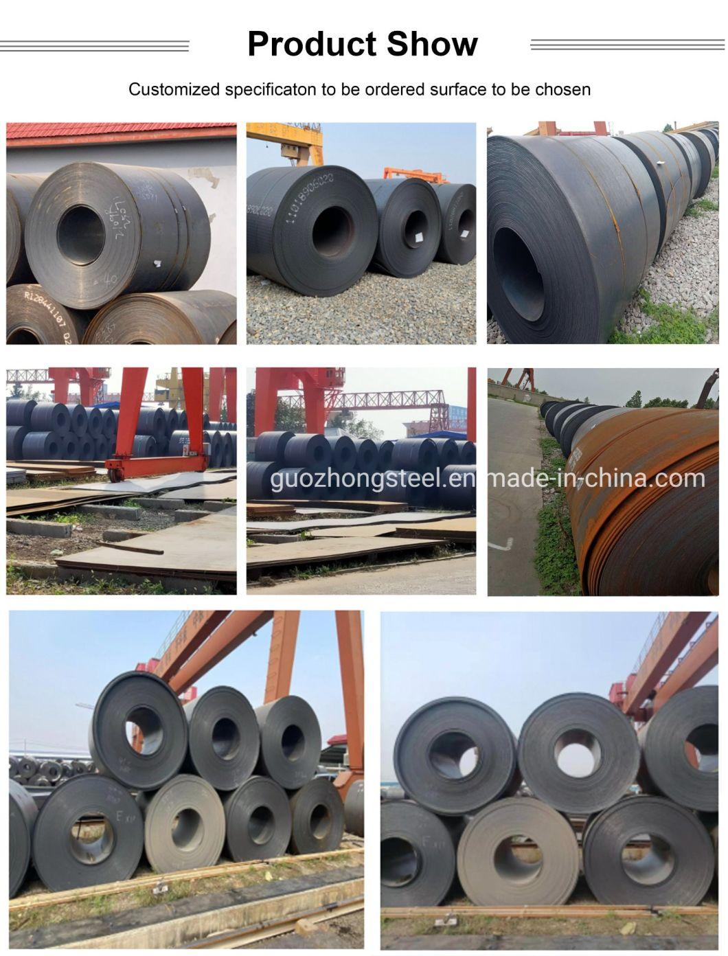 Guozhong Ss330 SPHC Sphd ASTM A283/A573 Q215 Hot Rolled Carbon Alloy Steel Coil/Strip