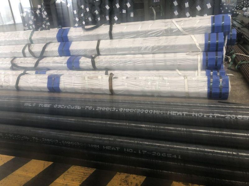 Seamless Cold Drawn DIN 17175 17mn4 19mn5 Steel Tube