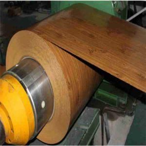 Wooden Printing Prepainted Galvanized Steel Coil PPGI Coil Dx51d Z275