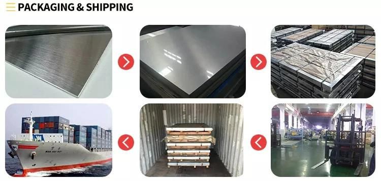 ASTM240 Cold Rolled 2b/Ba/No. 4/Hl/K8 Stainless Steel Sheet/Plate