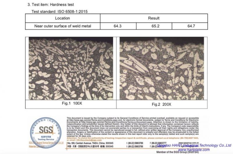 Premium Wear Resistant Plate with Chromium Carbide Overlay