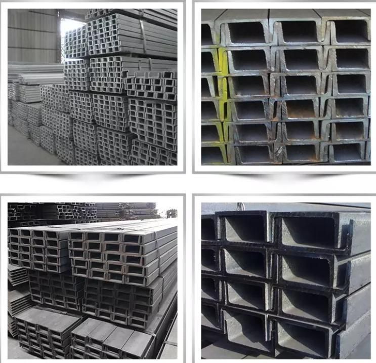 U Beam Steel Channel / U Shaped Beam Galvanized Hot Cold Rolled Carbon U Iron Beam Weight Size Prices