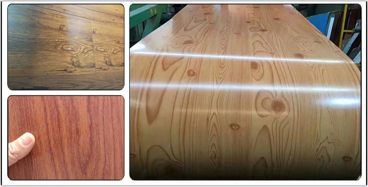 Az80 Wood Grain PPGI Steel Sheet for Building Materials