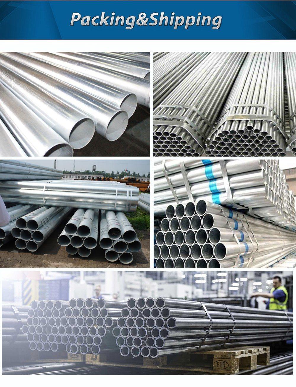 S235gh DIN Galvanized Steel Pipe ERW for Building Greenhouse