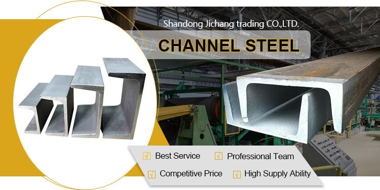 ASTM Hot DIP Galvanized U Channel Iron Specification Gi Channel Steel