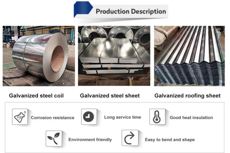 G350 Dx51d+Z SGCC Hot-Dipped Zinc Coated Galvanized Sheet Metal Roll Galvanize Steel Coil Price for Building Structure