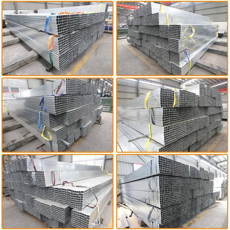 Z60 40X40 Pre Galvanized Steel Square Pipe for Solar Panel