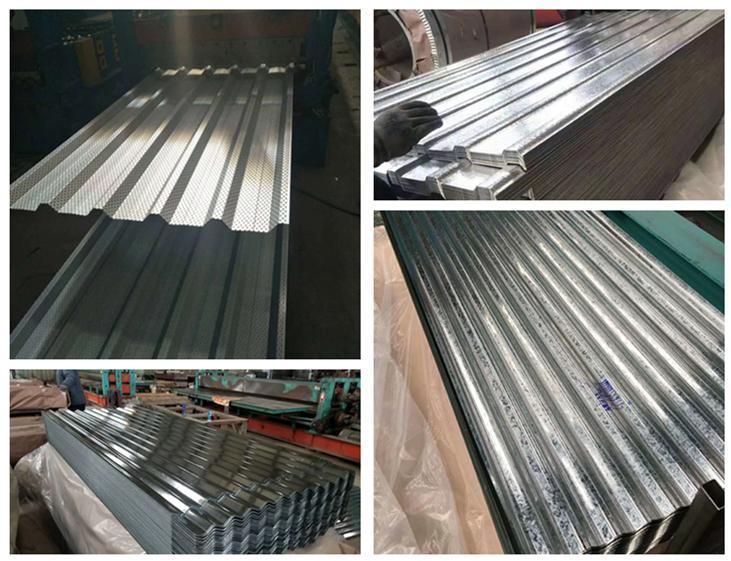 0.15mm Small Spangle Galvalume Roofing Sheet HS Code Currugated Sheet