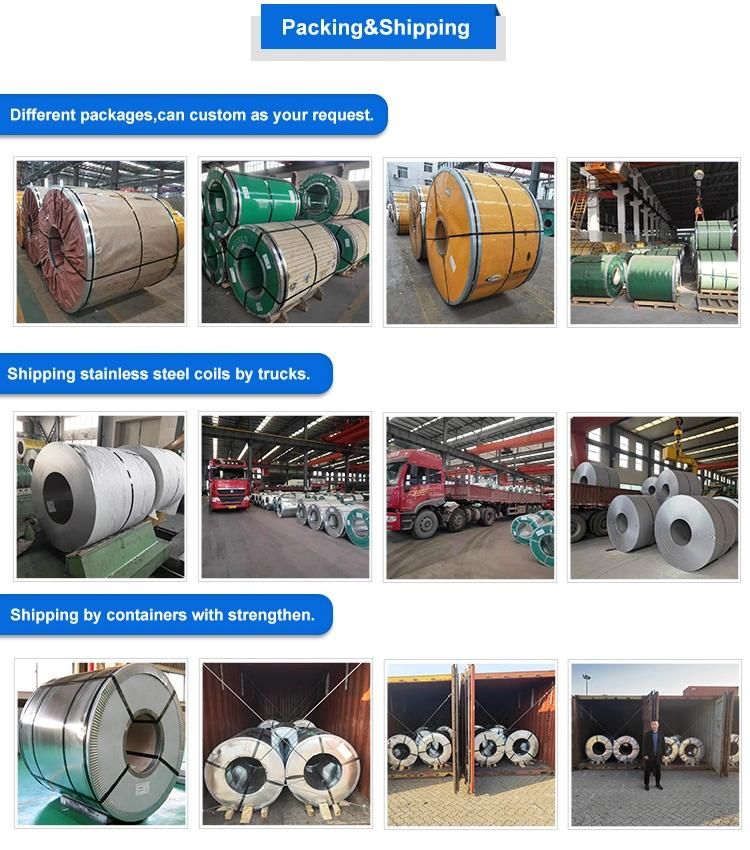 Provide Long-Term Chemical Used Coldproof 0.18 mm Thickness Cold Roll Stainless Steel Coil