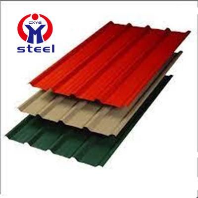 Wholesale Color Coated Color PPGI PPGL Steel Corrugated Metal Plate Sheet with Roofing Sheets