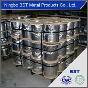 1*37 1.5mm - 28mm DIN3052 Galvanized Steel Wire Rope of Factory China