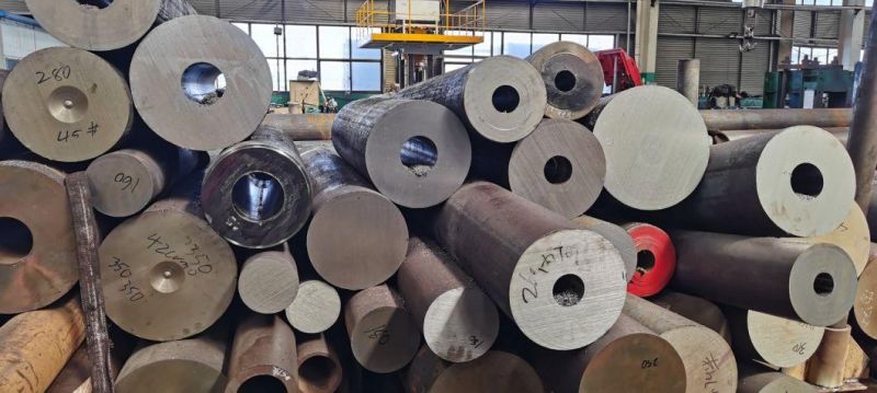 AISI SAE 4130 4140 4145 4145h 4340 42CrMo Forged Machined Turned Alloy API 7 Steel Drill Pipe Stem Rod Hollow Solid Bar Q+T Quenched Normalized and Tempered