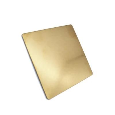 High-Standard Cold Rolled AISI 316 A240 A480 A554 A276 No. 1 2b Ba No. 4 8K Gold Super Black Mirrior Hairline Hl Stainless Flat Steel Sheet
