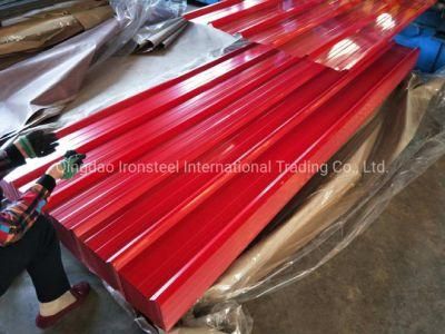 0.23mm CGCC PPGI/PPGL Prepainted Galvanized Corrugated Roofing Sheet for Building Material