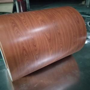 Prepainted Coils with Wooden Colour Coated PPGI Steel Sheets
