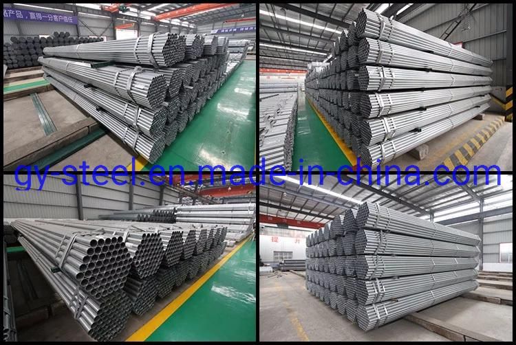 Factory Direct Sale Pre Galvanised Steel Gp Hollow Section Gi Pipe Square