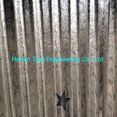 Stamp Regular Spangle 9 Waves Corrugated Galvanized Roof Tiles