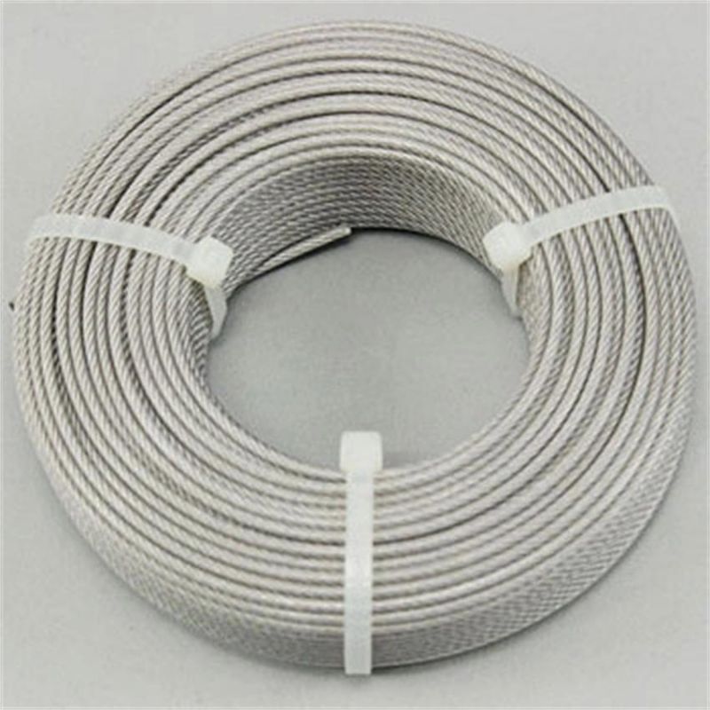 6X7 +FC Construction General Purpose Wire Rope Smaller Diameters From 0.5mm to 2mm Where The Cable Remains Very Flexible