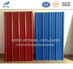 Dx51d Color Coated Corrugated Steel Roof Sheet for Building