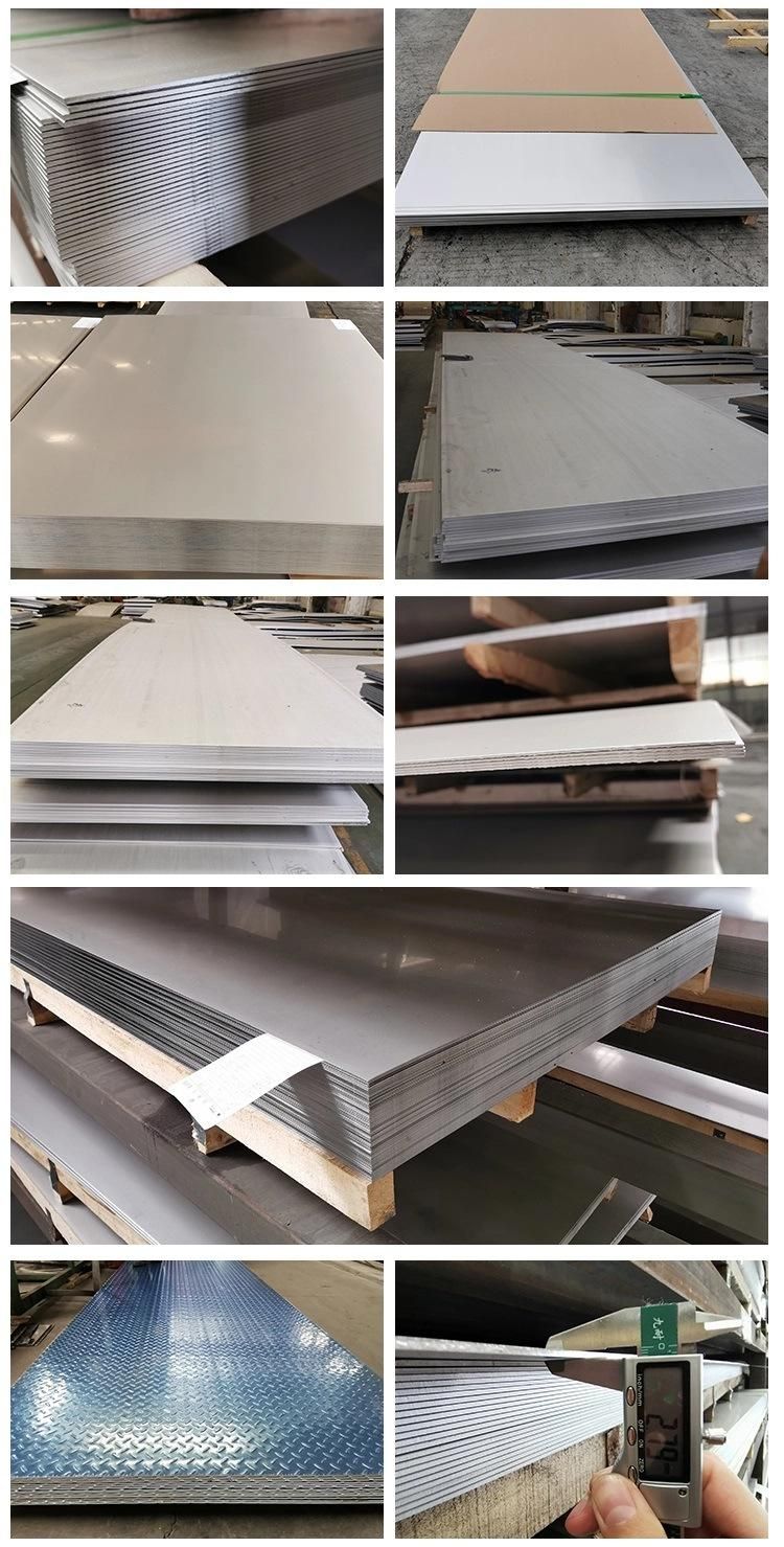 Mill Price 1mm 1.2mm 1.8mm Thickness 201 304 316 2b No. 4 Mirror Finish Construction 201 Stainless Steel Sheet for Building