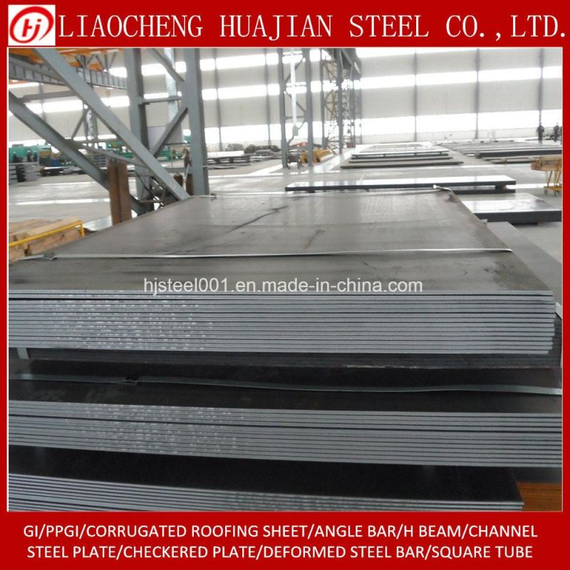 ASTM A36/ Ss400/Q235/Q345 Hot Rolled Steel Plate with SGS Certification
