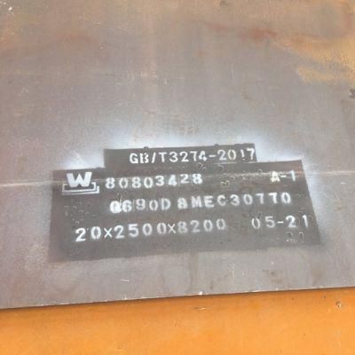 ASTM 80mm Thickness Hot Rolled Q890 High Strength Steel Plate Can Be Cutting ODM Factory of Steel Sheet