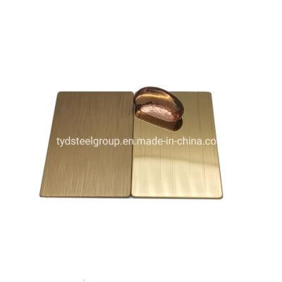 Best Standard Manufacturer JIS AISI ASTM DIN 1.3mm Wood Acero Inoxidable Stainless Steel Sheet for Cabinet