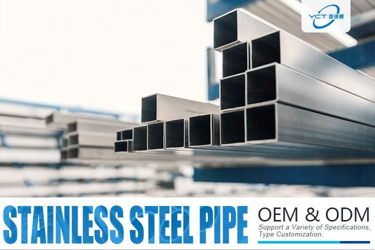 Round Square Rectangular 201 304 316 Welded Decorative Stainless Steel Pipe Tube