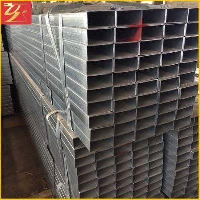 High Quality Corrugated Square Tube Galvanized Steel Pipe Rectangular Tube Price for Carports