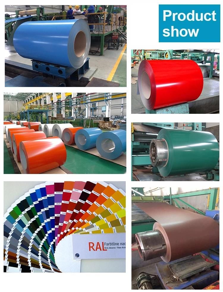 PPGI Dx51d Grade for Container Plate Color Coated Prepainted Galvanized Steel Coil