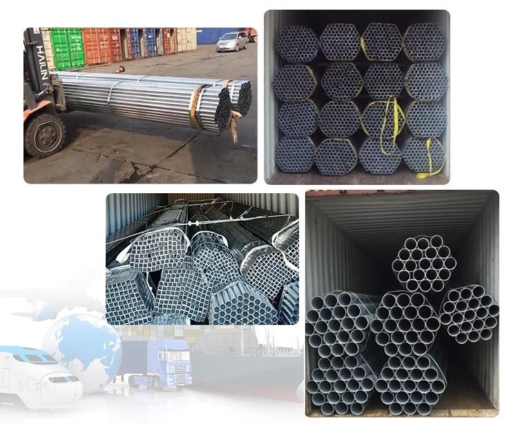 China Supplier 1/ Gi Pipe Price 1.5 Inch 10 Inch Galvanized Schedule 40 Seamless Steel Pipe