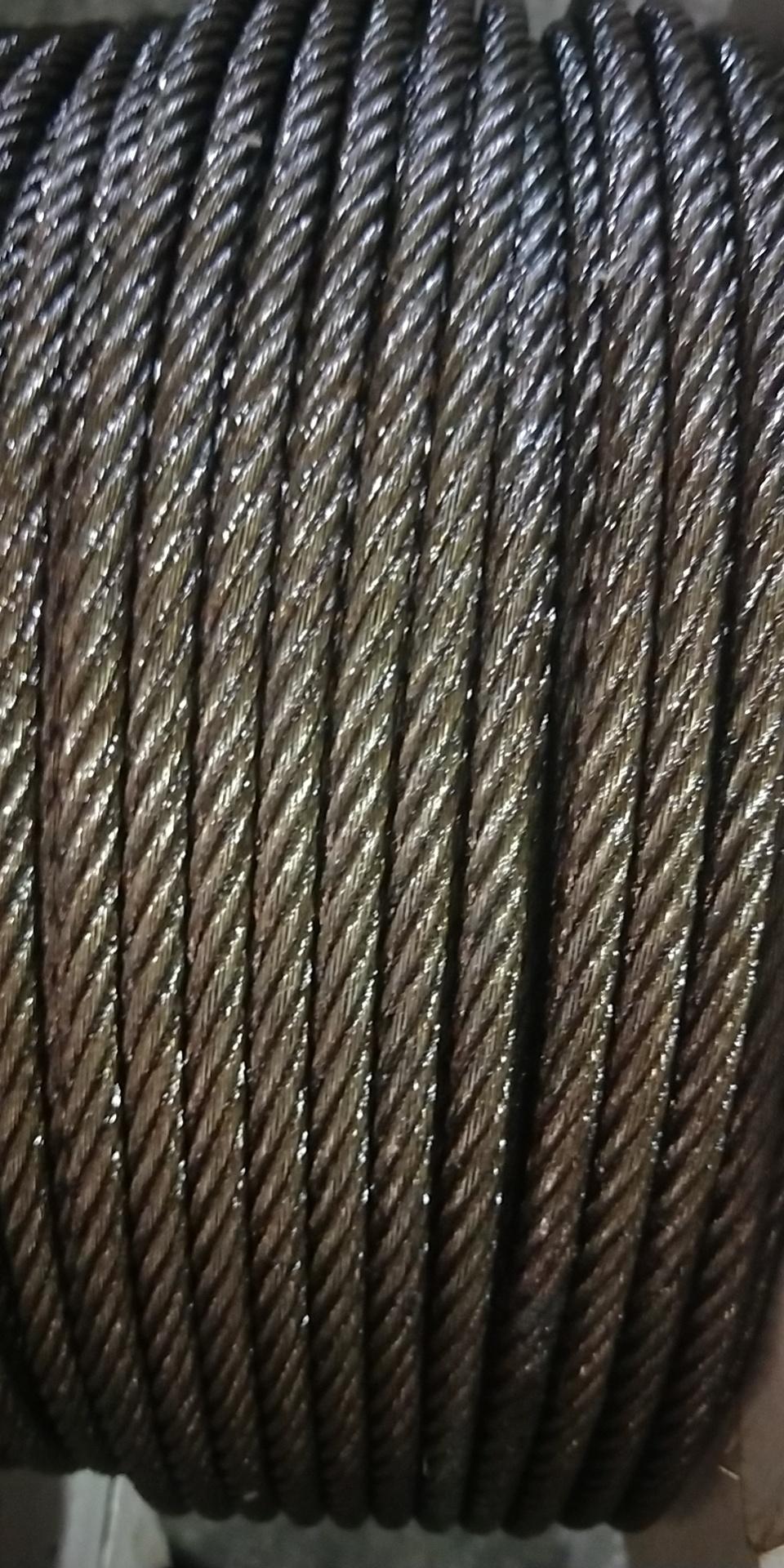 1 3/4 44 mm 45mm Steel Wire Rope with Yellow Grease 6X19+FC