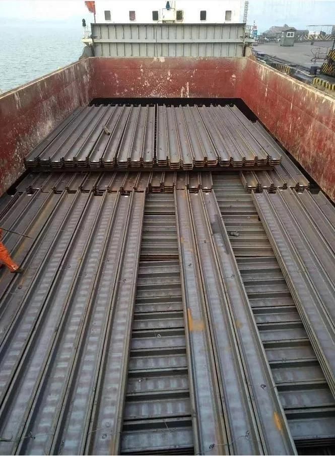 Hot Rolled Steel Pile Type 3 for Piling Sy390 Sheet Pile