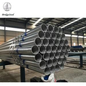En 10255 ASTM A53 Galvanized Steel Pipe Q235 Steel Gi Scaffolding