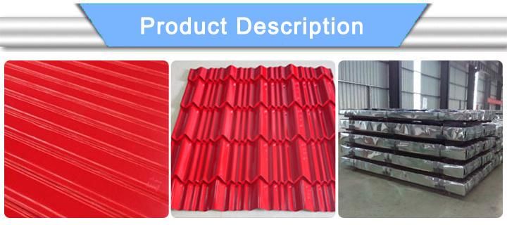 CGCC Dx51d PPGI Prepainted Galvanized Color Coated Steel Corrugated Roofing Sheet