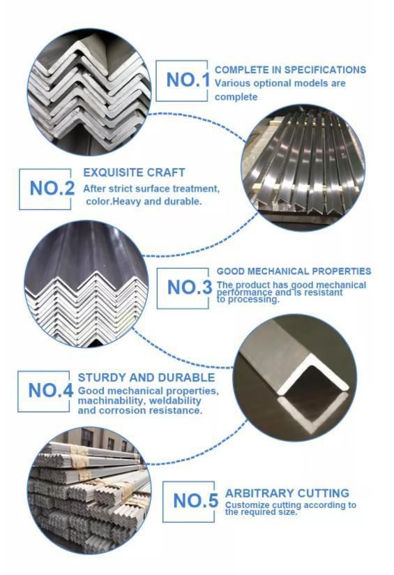 Q195/Q235/Q235B/Q345/A36/Ss400/SA302 AISI Hot Rolled Steel Angle 6-12m Unequal Steel Angle